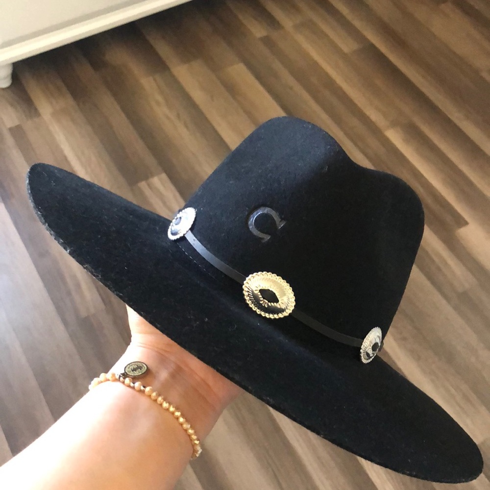 Charlie 1 Horse Women's Traveler Concho Black Hat